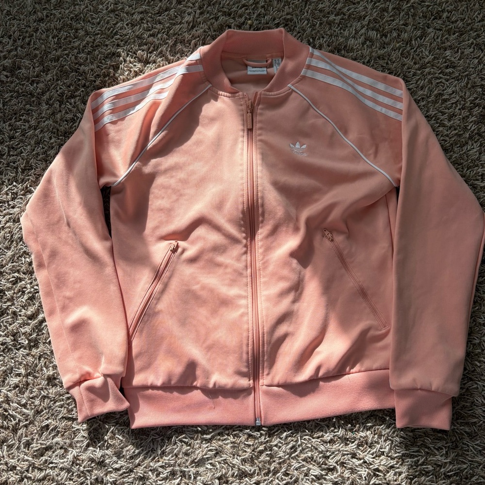adidas Originals Superstar Track Jacket Dust Pink Size Small